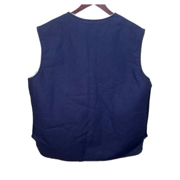 VINTAGE Work King Sherpa Lined Work  Vest Size XL - Picture 3 of 8
